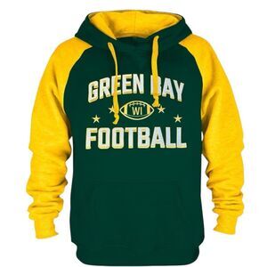 CLORPEAK Football Fully Embroidery Soft Classic Pullover Sweatshirt Hoodie XXL